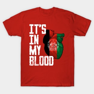 Afghanistan it's in my Blood T-Shirt